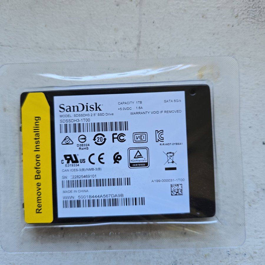 SanDisk Ultra 3D SSD 1TB