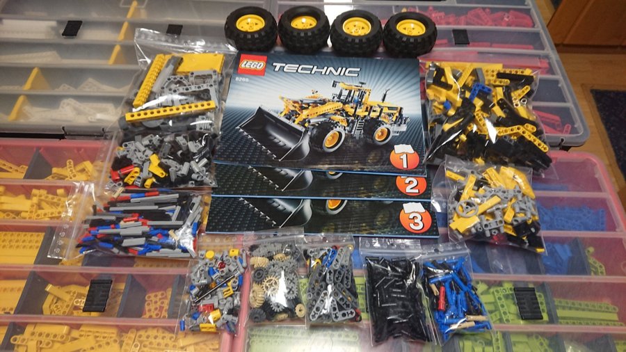 Lego Technic 8265 Front Loader, gebraucht guter Zustand, komplett, original