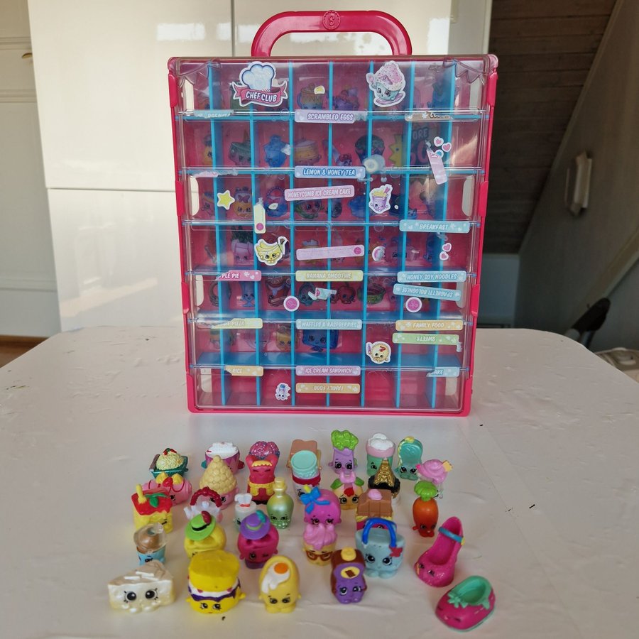 Shopkins säsong 1-4 + förvaringslåda