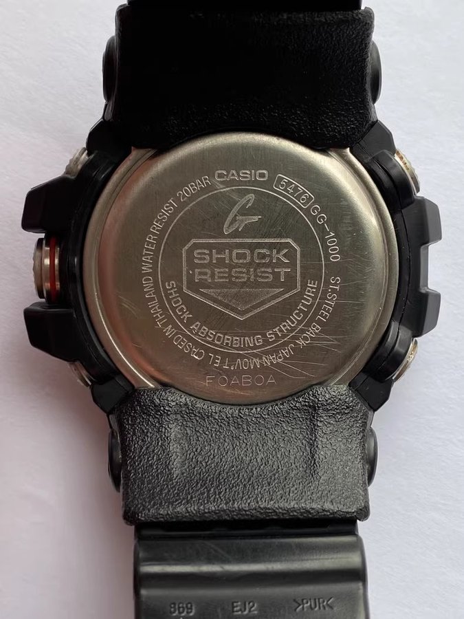 Casio G-Shock Mudmaster GG-1000 Black Watch