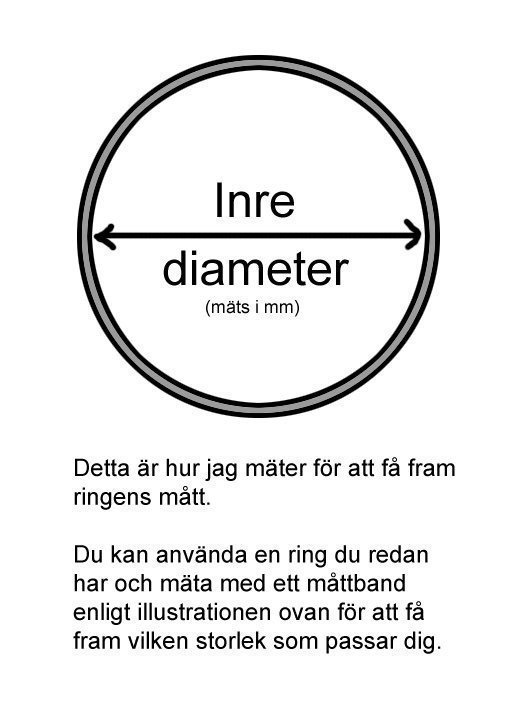 Vacker 925 silver ring med AMETIST - stämplad 925