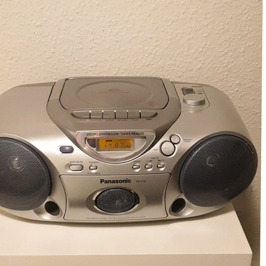 Panasonic RX-D19 Radio med CD/casette spelare