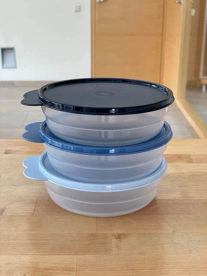 Tupperware 3st Förvaringsburkar 500ml