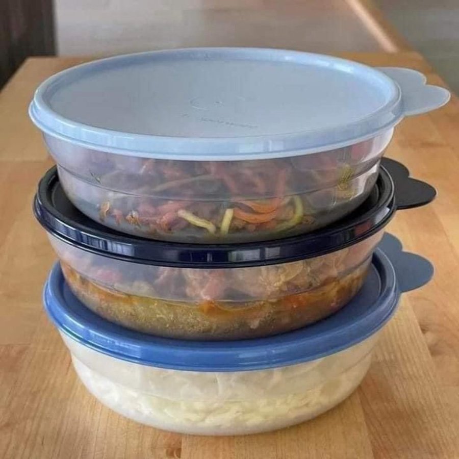 Tupperware 3st Förvaringsburkar 500ml