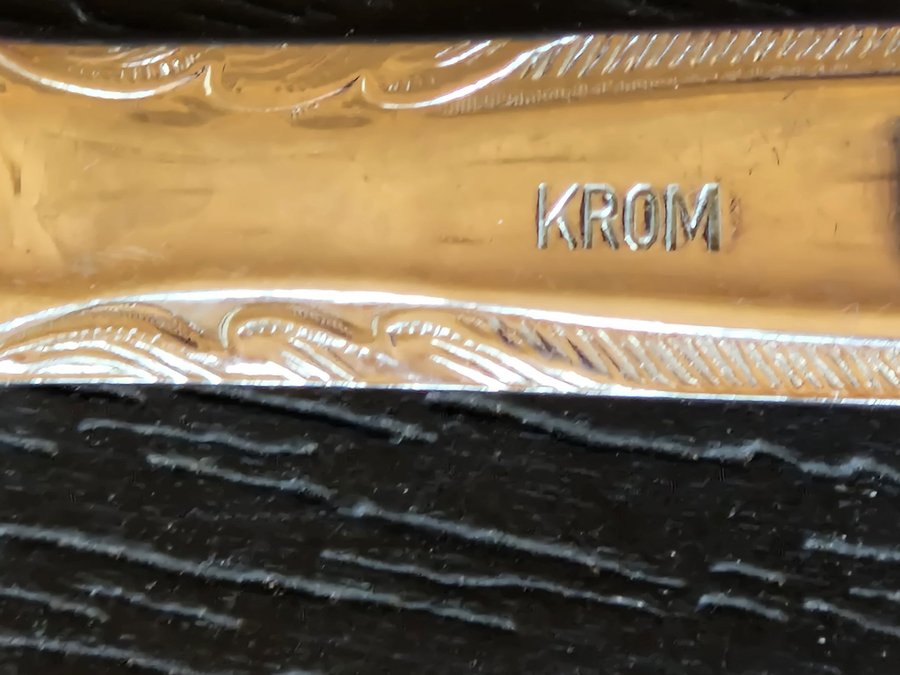 Retro Fin Tårt kniv Tårtkniv Krom