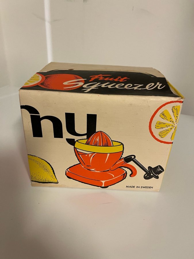 Fruktpress i originalförpackning