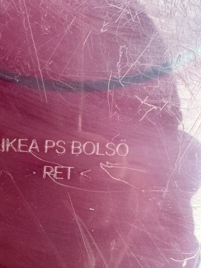 •• IKEA BOLSÖ 90-TAL MARIA VINKA BORD RETRO **