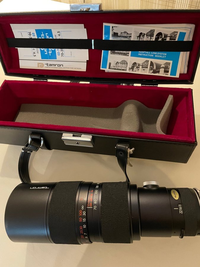 TAMRON ZOOM 70-350mm F4.5 BBAR MULTI C LENS, in CASE