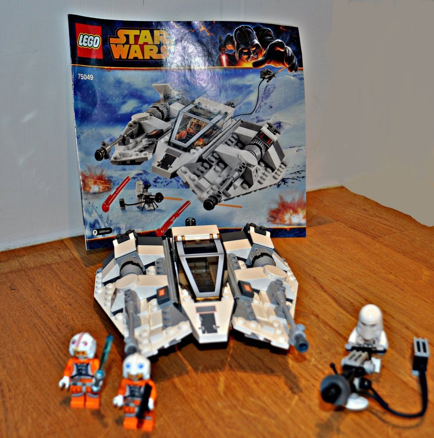 Legoset Star Wars 75049 Snowspeeder (Ep 4/5/6) från 2014 komplett