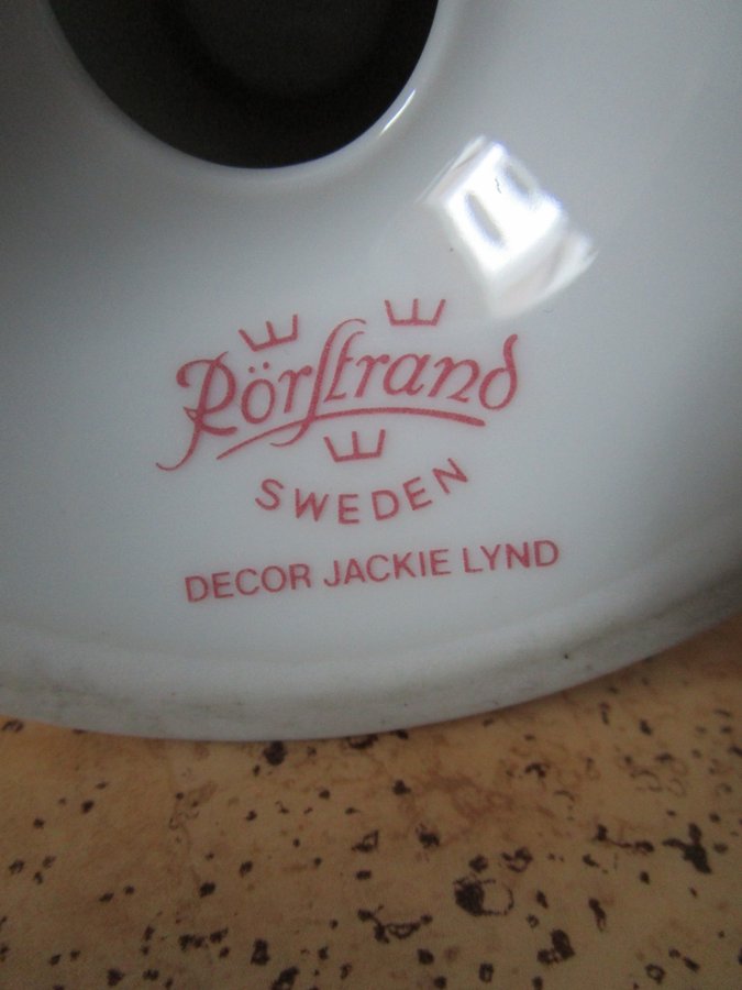 VINTAGE - Charmig och dekorativ ljusstake från Rörstrand - Design Jackie Lynd