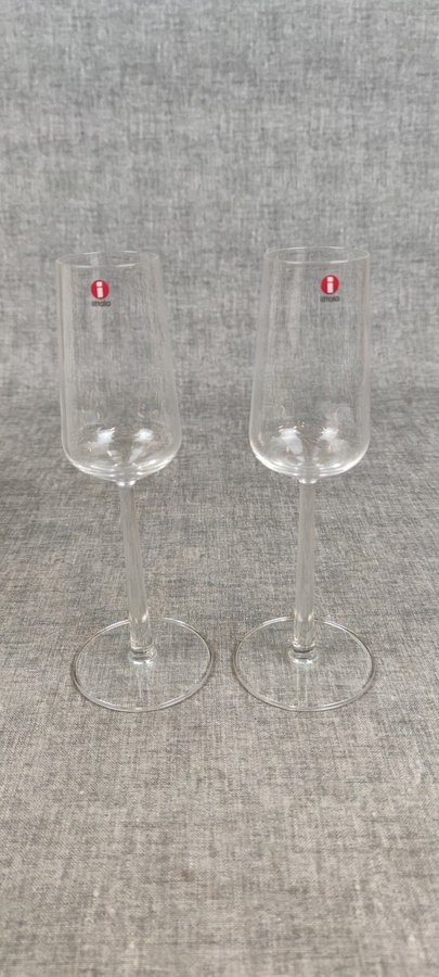 2 CHAMPANGEGLAS - ESSENCE - 21 CL - IITTALA - ALFREDO HÄBERLI - ORIGINALKARTONG