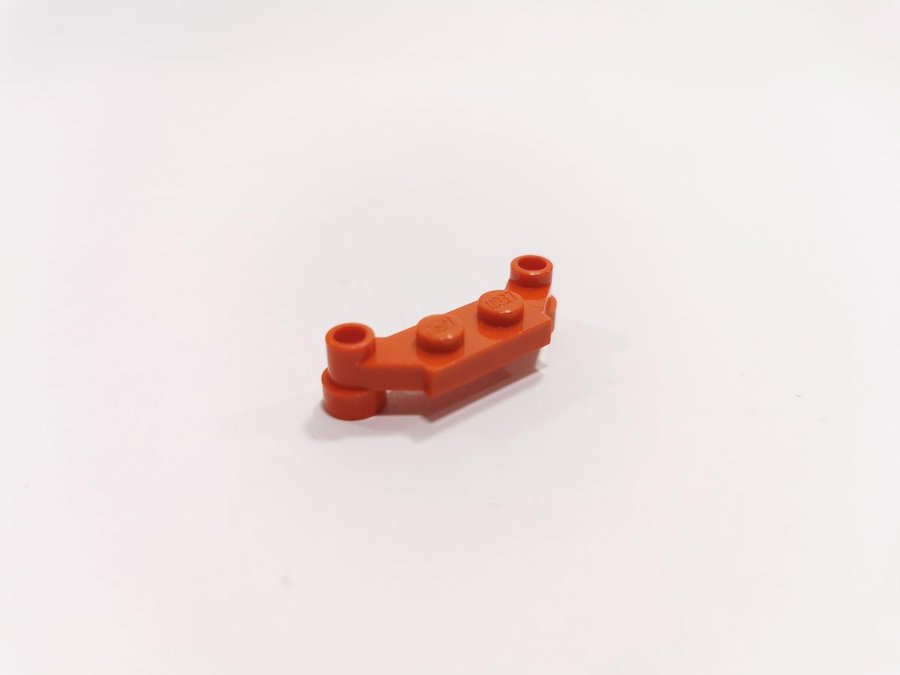 Lego - plate - modifierad - 1x4 - part 4590 - röd