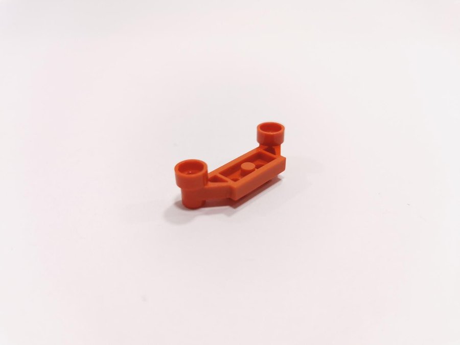 Lego - plate - modifierad - 1x4 - part 4590 - röd