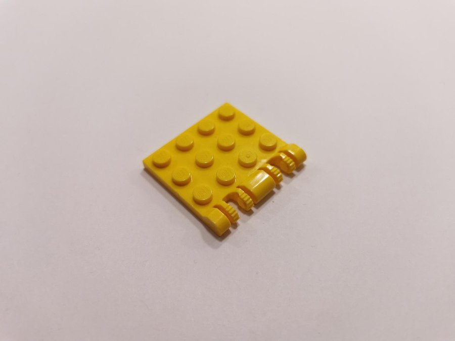 Lego - hinge - ledad - tak - 3x4 - part 44570 - gul