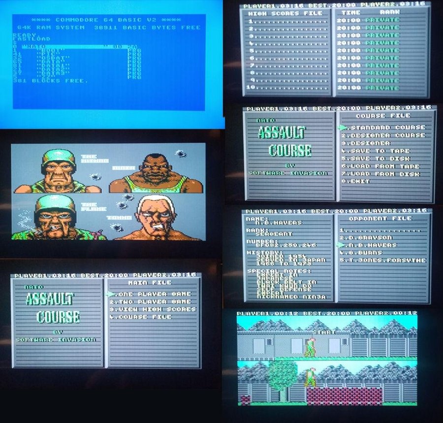 Nato Assault Course (Prism Leisure - CRL) Disk ->TESTAD<- Commodore 64 / C64