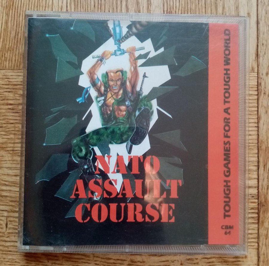 Nato Assault Course (Prism Leisure - CRL) Disk ->TESTAD<- Commodore 64 / C64