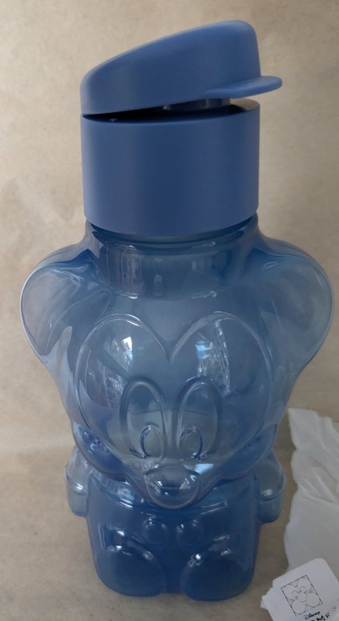 Tupperware Disney Musse Pigg Eco+ flaska 4,25dl blå Ny