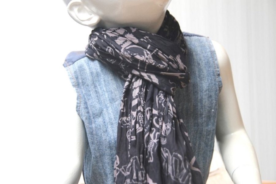 Rock Skull Scarf NYHET