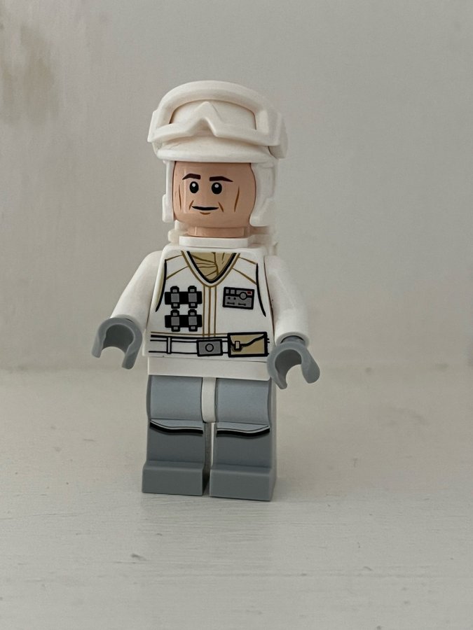 LEGO minifigur STAR WARS hoth rebel trooper white. Fint skick.