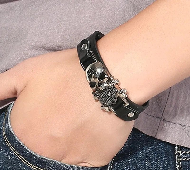 Harley Davidson Läderarmband NYHET