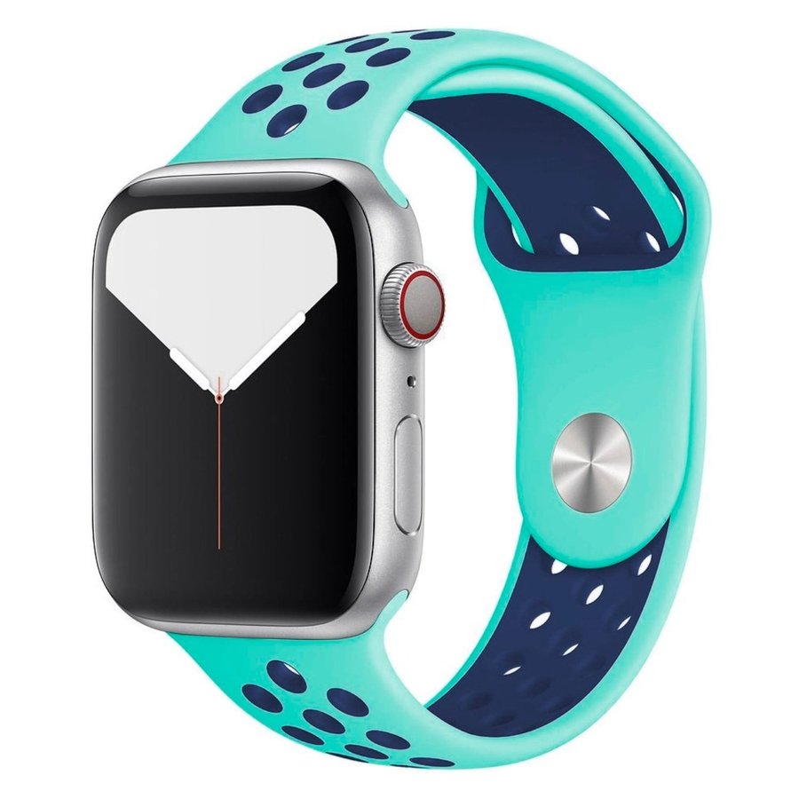 Sport Band 44/45/46/49mm (S/M) Apple Watch Armband - TURQUOISE / BLUE