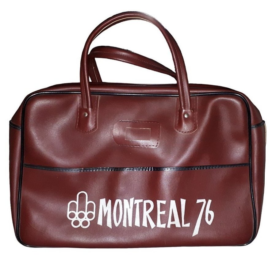 Montreal 76 Gym Bag Genuine Vintage 80s Weekend Travel Holdall Sport Festival