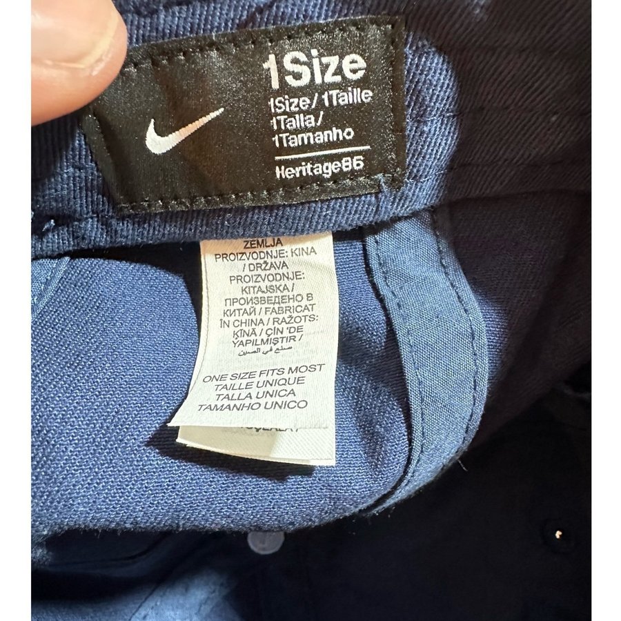 Nike blå keps, storlek ONE SIZE