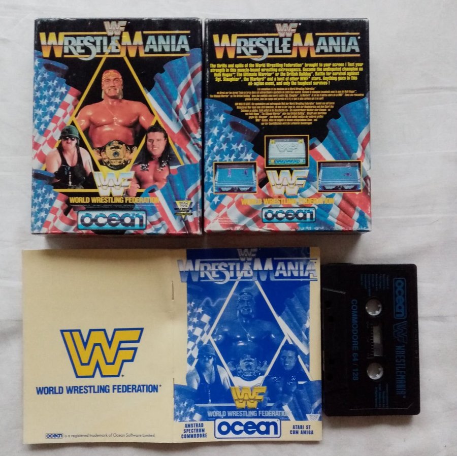 WWF WrestleMania (Ocean Software) - Commodore 64 / C64 Spel