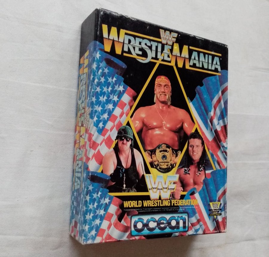 WWF WrestleMania (Ocean Software) - Commodore 64 / C64 Spel