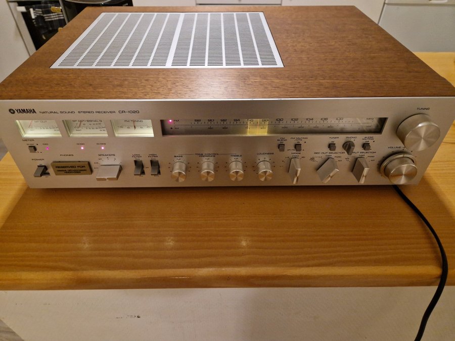 Yamaha CR-1020 AM/FM-stereomottagare (1977-80)