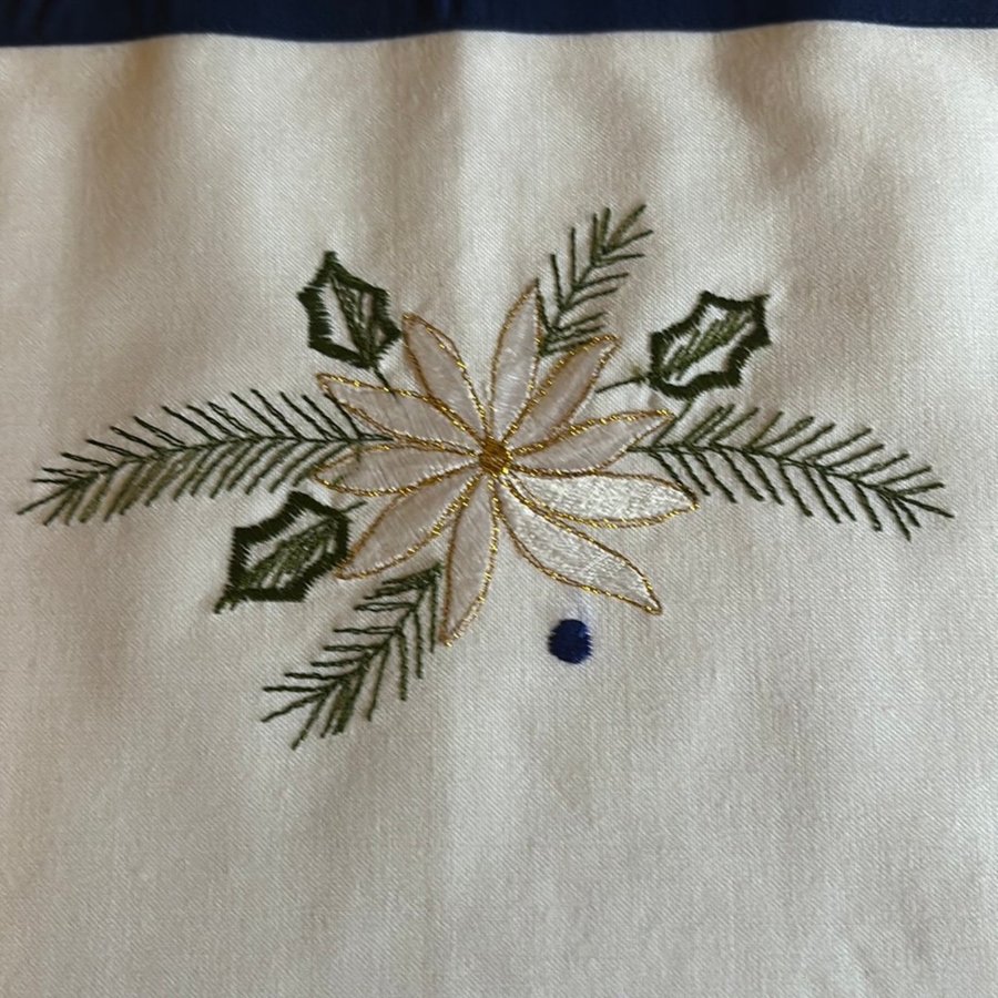 Jul löpare med broderi