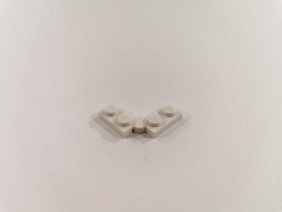 Lego - hörn - gångjärn - hinge - plate - part 2429 / 2430 - vit