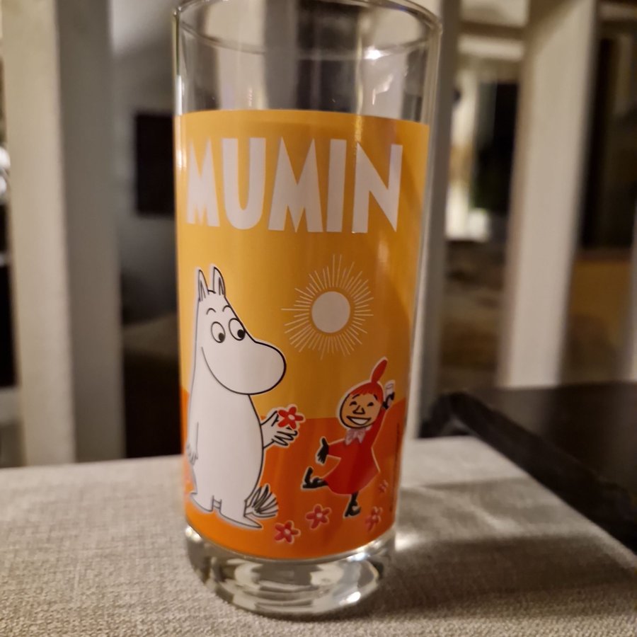 Mumintroll glas från "MAX".