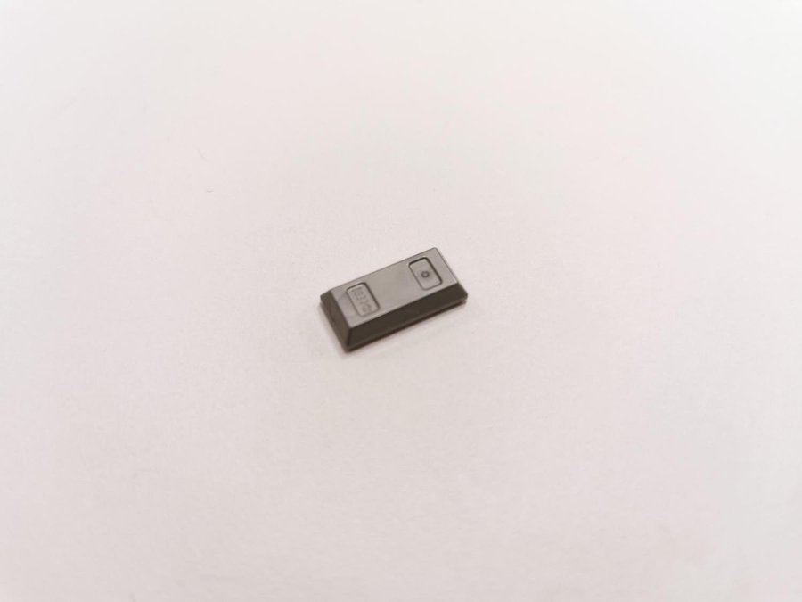 Lego - tillbehör - silvertacka - part 99563 - silver (flat silver)