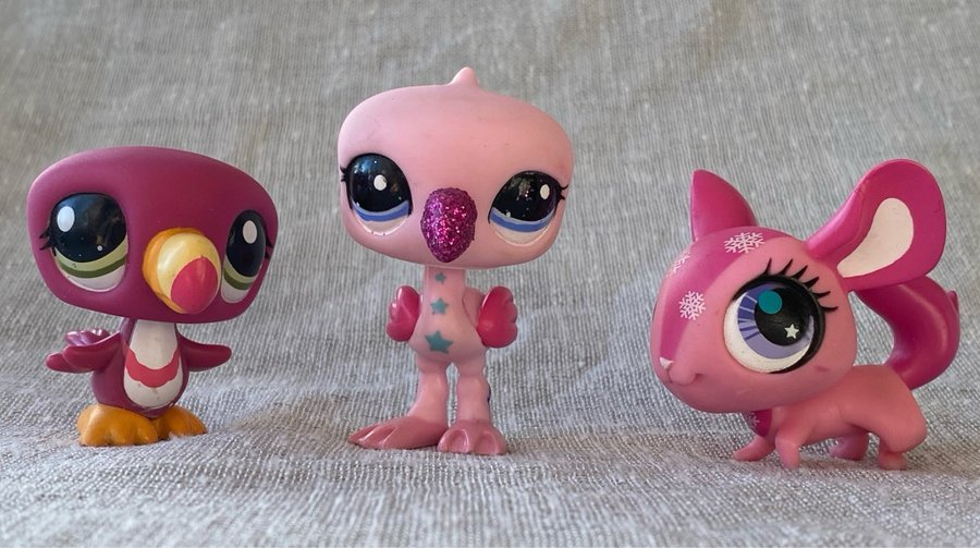 LPS: Littlest Pet Shop 3 st figurer