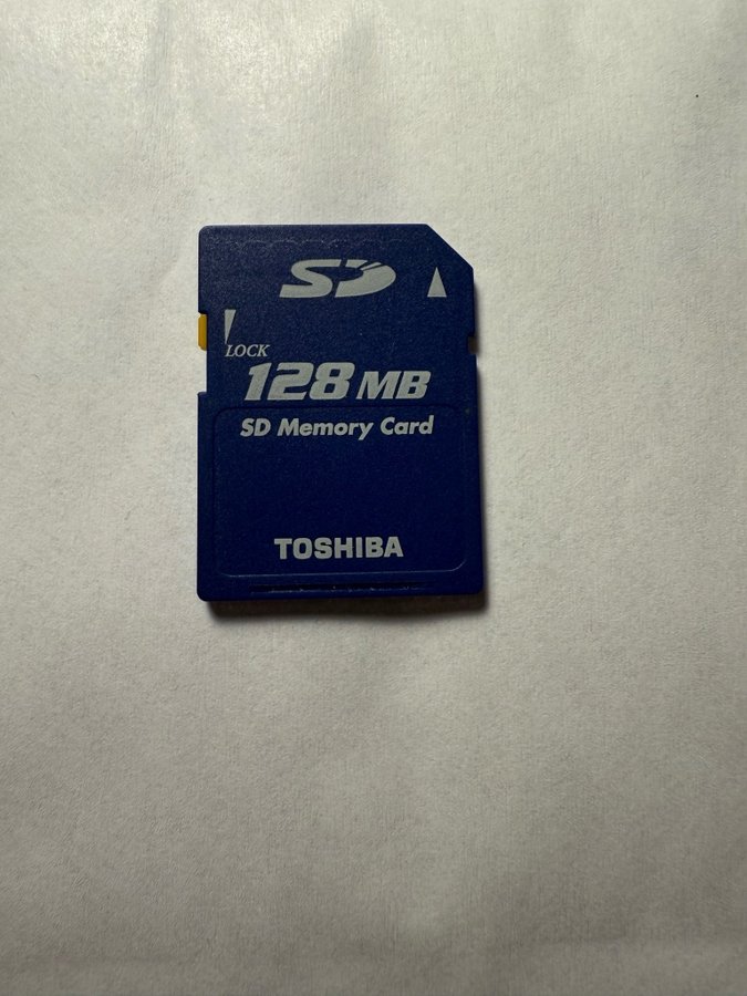 Toshiba SD-kort 128 MB