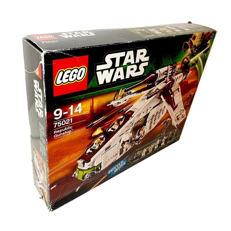 Lego Star Wars 75021 "Republic Gunship" (2013) - sällsynt  exklusiv byggsats