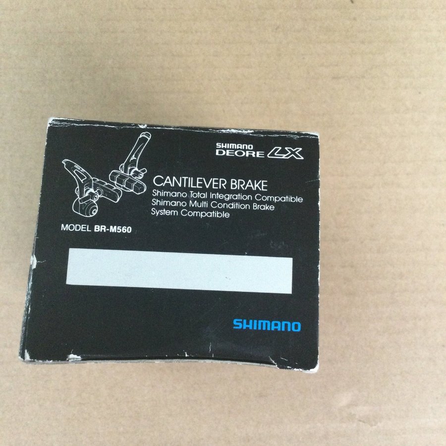 NOS NIB Shimano Deore LX Cantileverbromsar BR-M560 från nedlagd verkstad butik