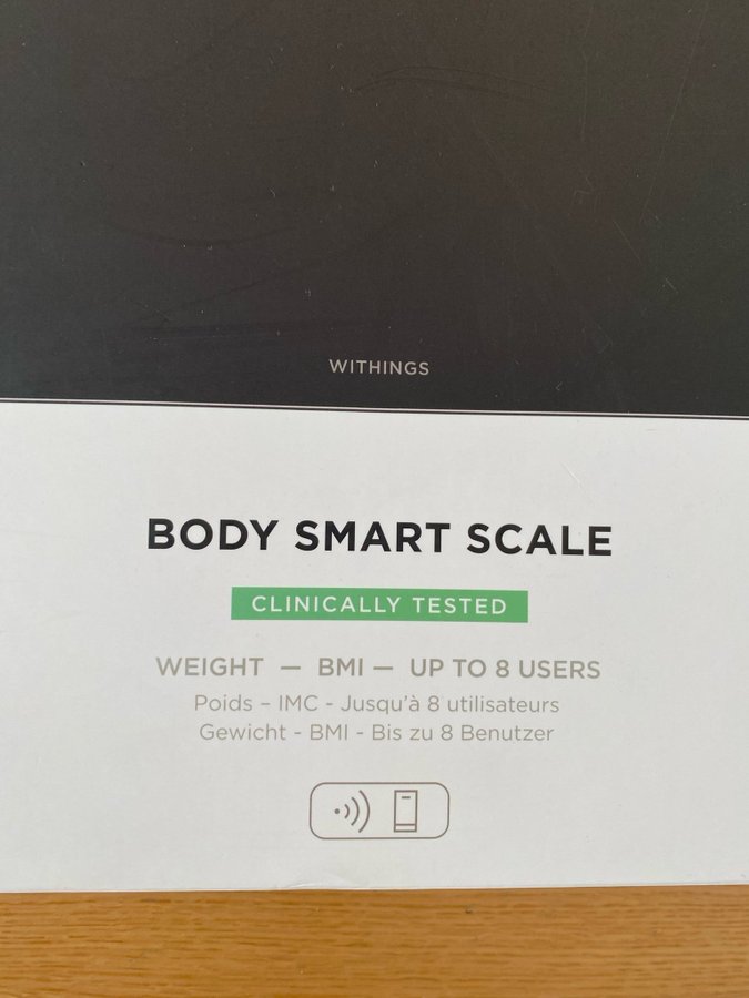 Våg - Withings Body Smart Scale modell WBS06S