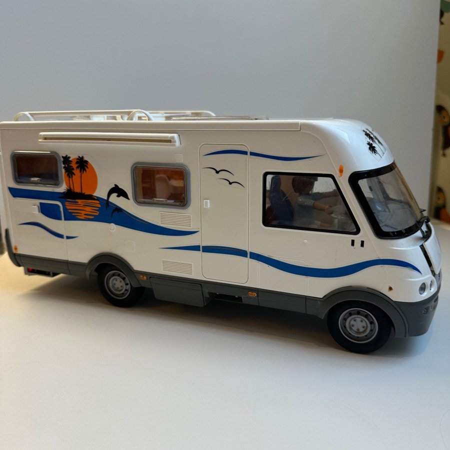 Hymer Husbil Dickie Toys  3 Playmobil figurer Julklappstips