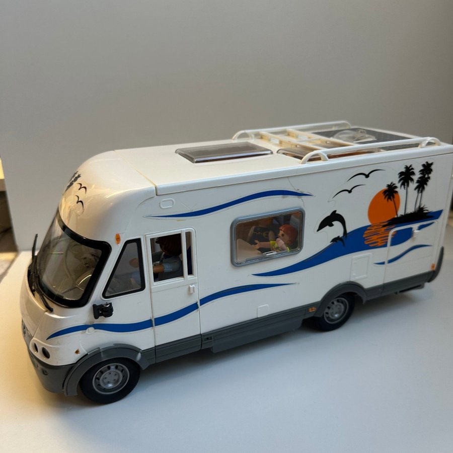 Hymer Husbil Dickie Toys  3 Playmobil figurer Julklappstips