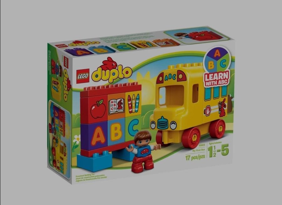 Lego Duplo 10903 Min första buss, skolbuss, alfabet