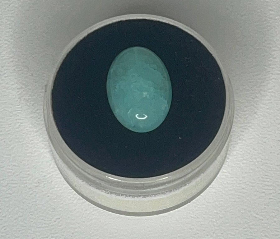 Naturlig Akvamarin 4.45 ct cabochon, perfekt för smycken. Healing/Reiki/diy