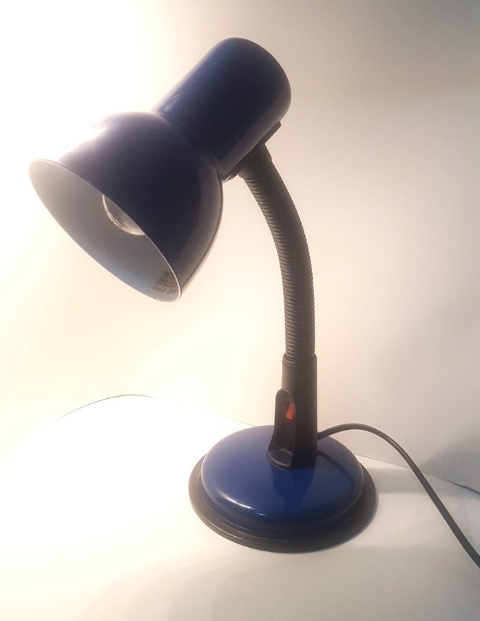 RETRO Vintage - Veneta Lumi z2-90bordslampa italiensk design -70/80-tal- blå