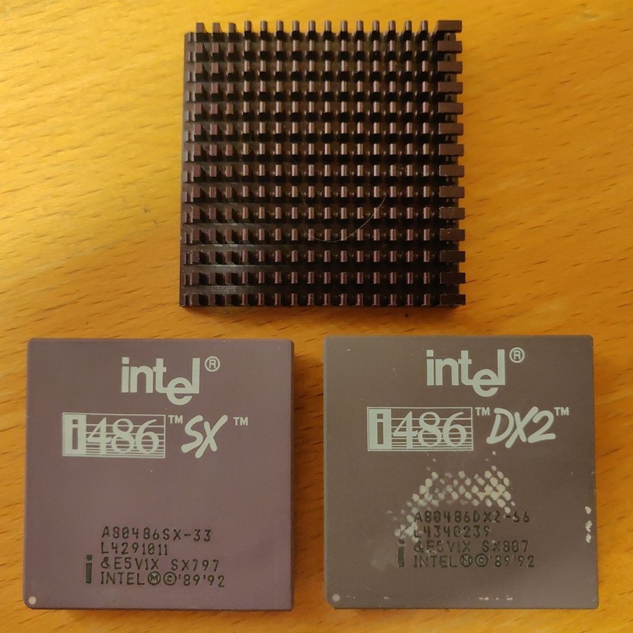 Intel i486 SX  DX2 processorer