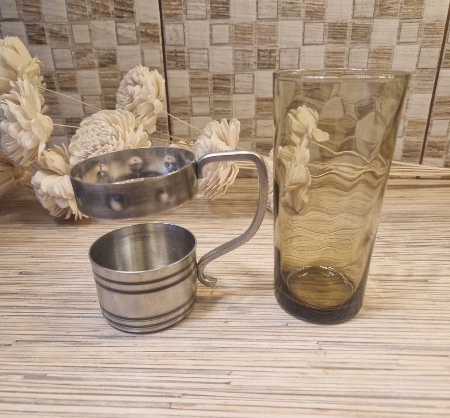 6st / TENN / Pewter Vesttinn / Irish coffeeglas/ Glashållare / Luminarc / Norge