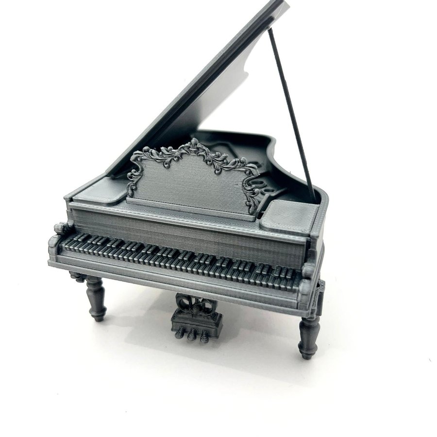 Dockskåpsmöbler piano harpa Cello Victrola Lundbyskalan 1:18 (Ej äkta Lundby)