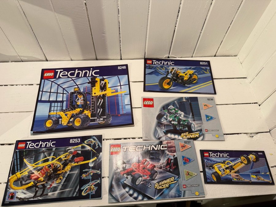 Lego Technic 8248, 8251, 8253, 8236, 8237, 8205