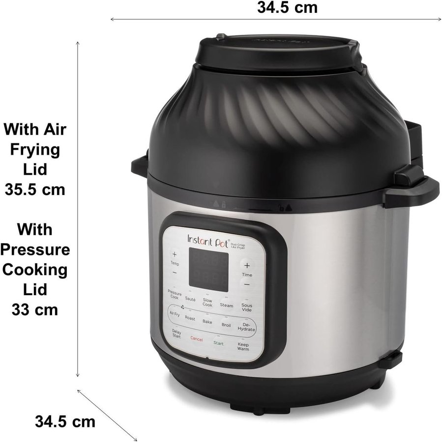 HELT NY  OANVÄND - Instant Pot Duo Crisp Air fryer / Luftfritös / Multikokare