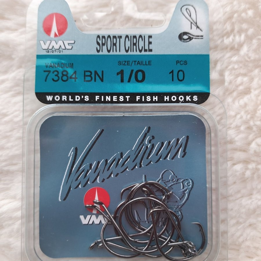 VMC 7384 BN Sport Circle Hook, Size 1/0, 10PCS